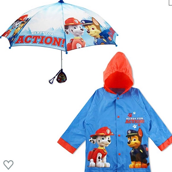 Paw Patrol Umbrella and Rainwear Set - Picture 1 of 1